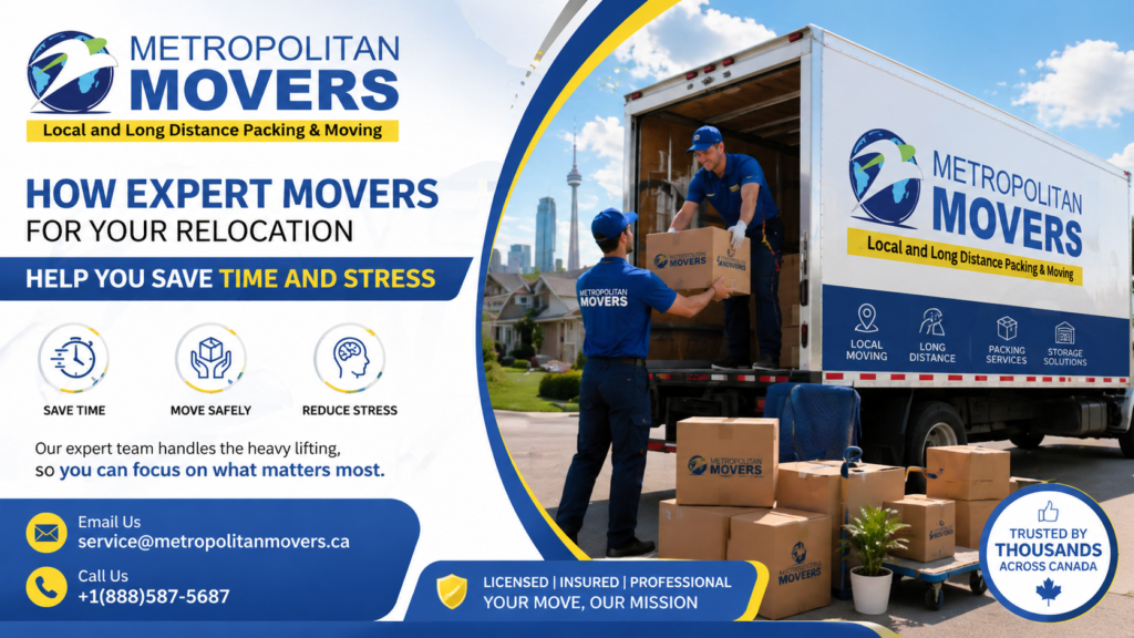 How Expert Movers for Your Relocation Help You Save Time and Stress
